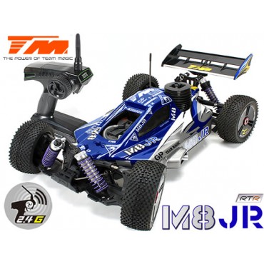 AUTOMODELO COMBUSTÃO BUGGY TEAM MAGIC M8JR SEMI-PRÓ RTR ESCALA 1/8 NITRO 4WD RÁDIO 2.4GHZ TM560006